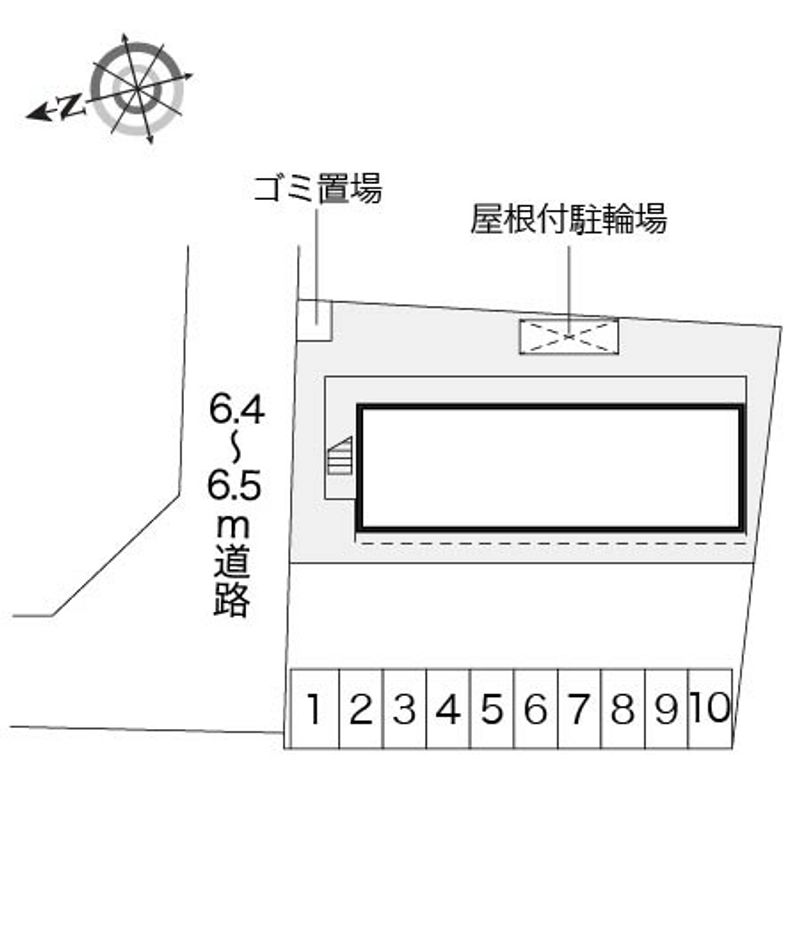 レオパレスＭＩＹＡＭＡＩ 配置図