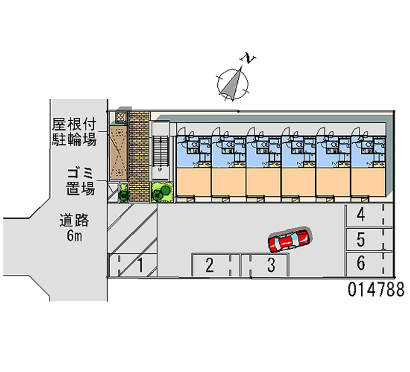 レオパレスウインドミル 区画図