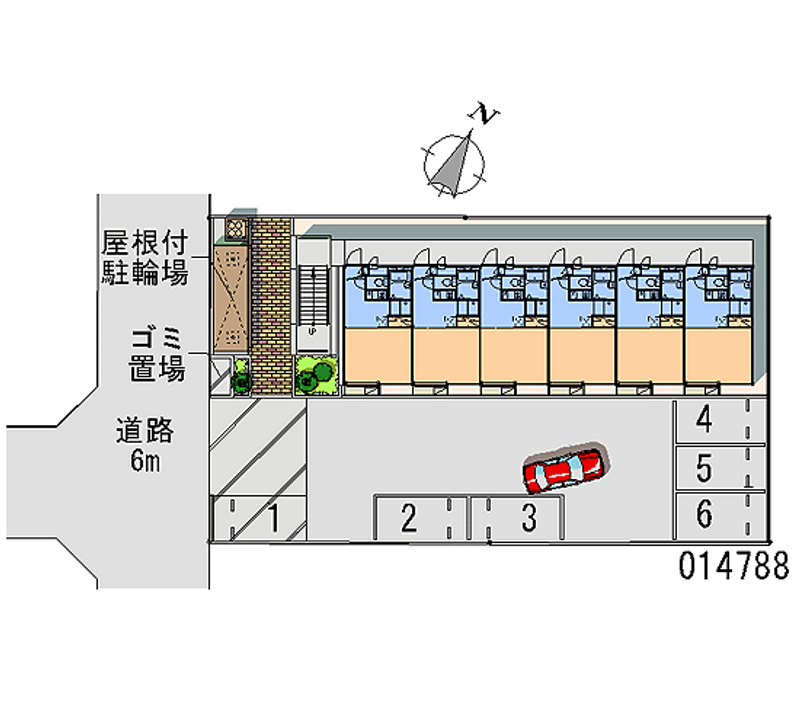 レオパレスウインドミル 月極駐車場