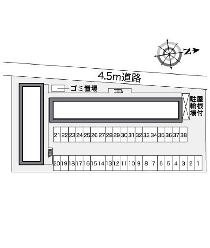 レオパレス加賀 配置図