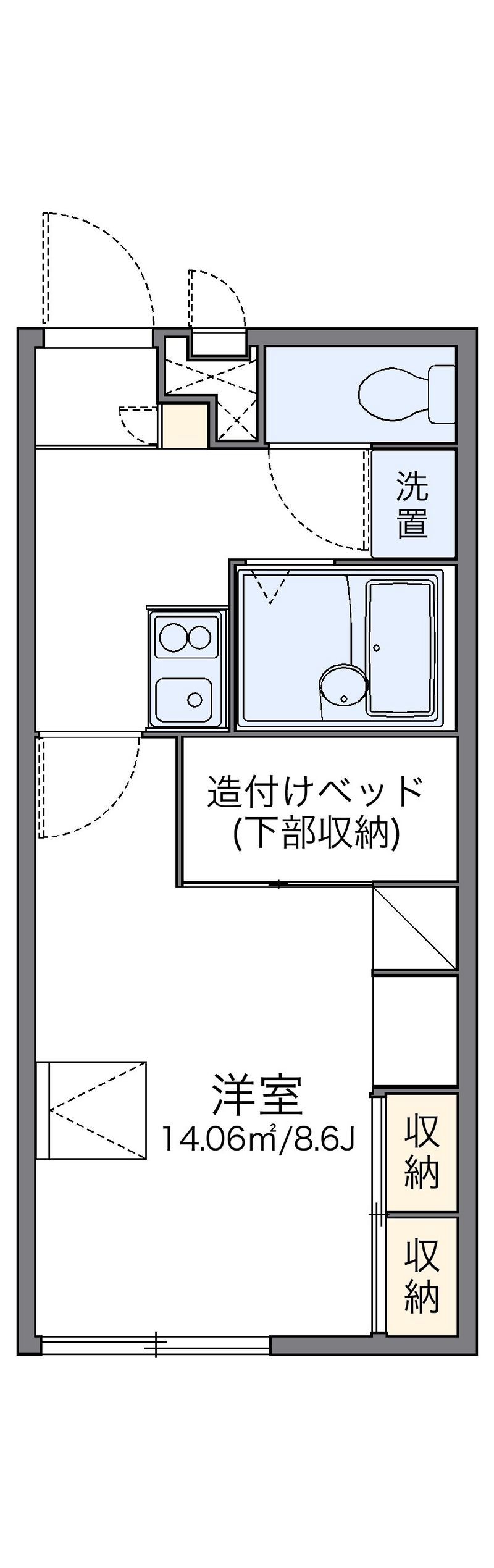 レオパレスＰＵＲＥ　ＳＡＴＯＨ 間取図