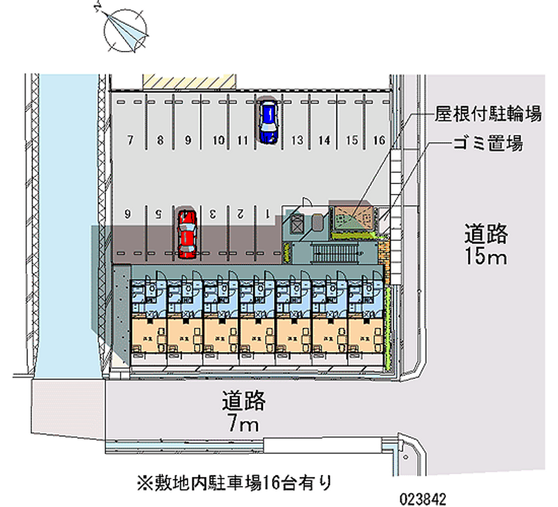 レオパレス東福山 月極駐車場