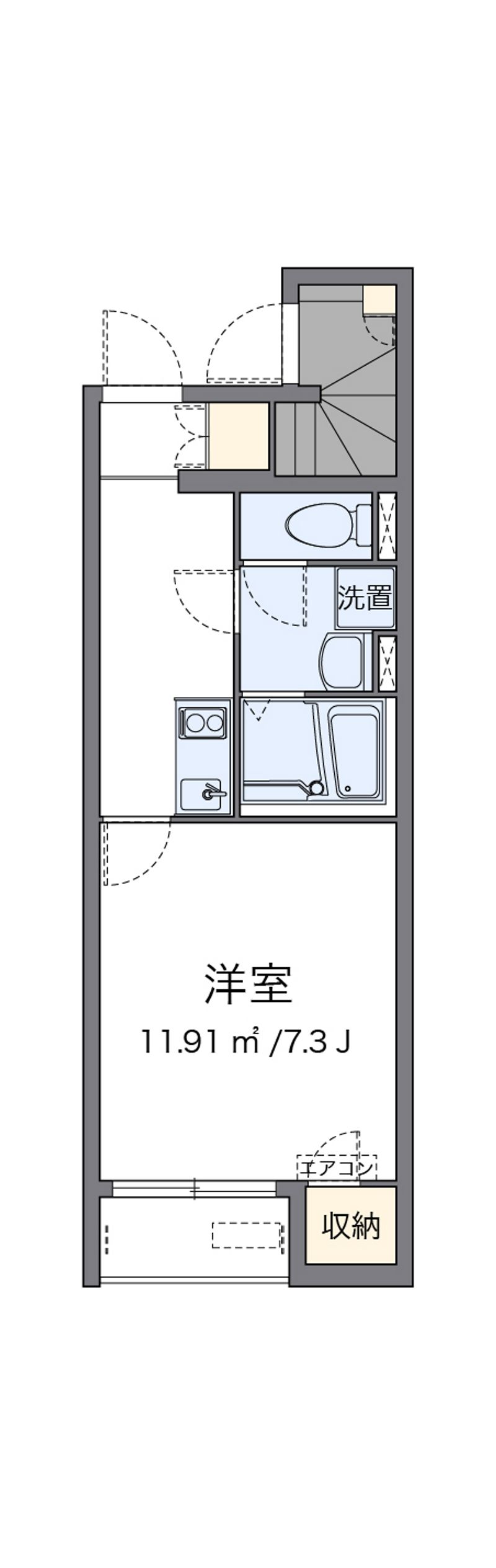 クレイノフィセント　ファルコン 間取図