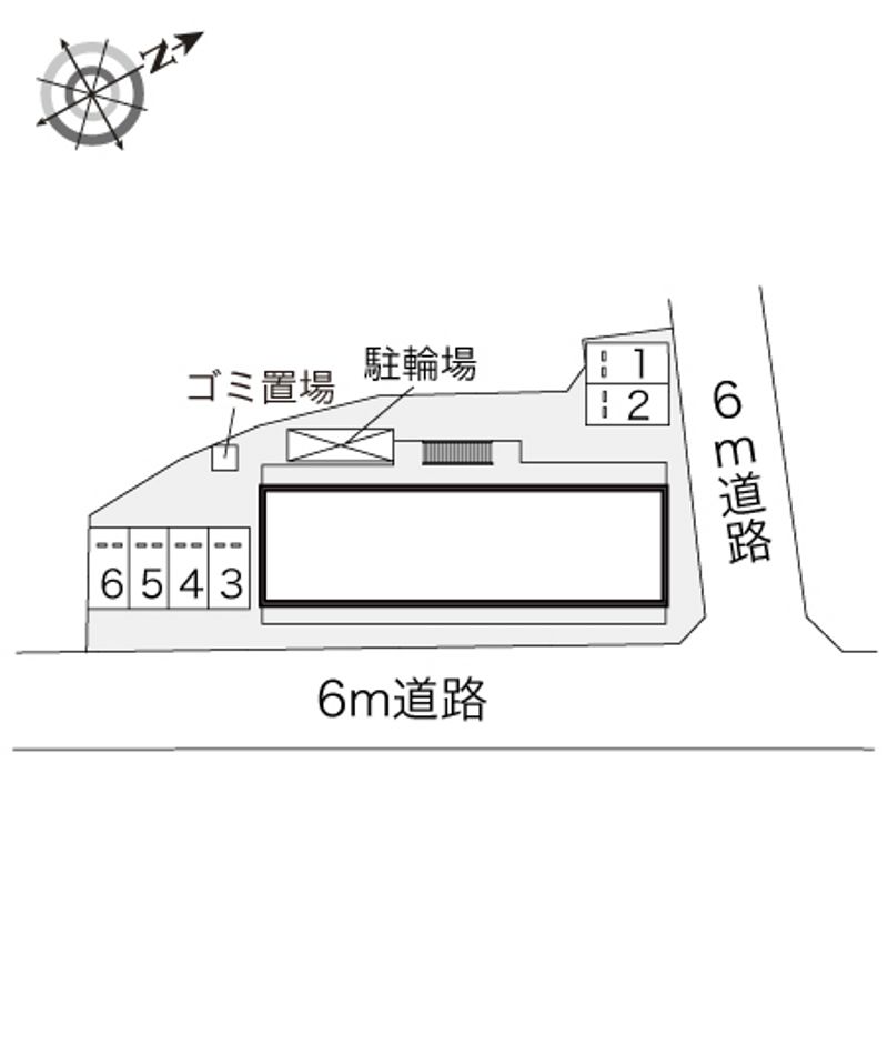 レオパレスゴールドフォルム 駐車場