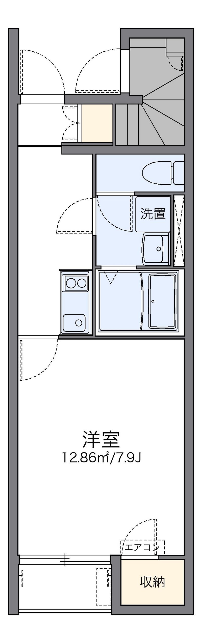 レオネクスト栗 間取図