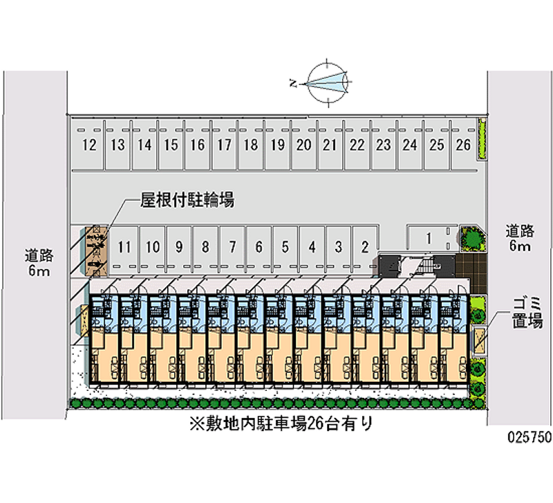 25750 Monthly parking lot