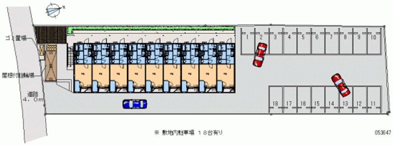 53647月租停車場