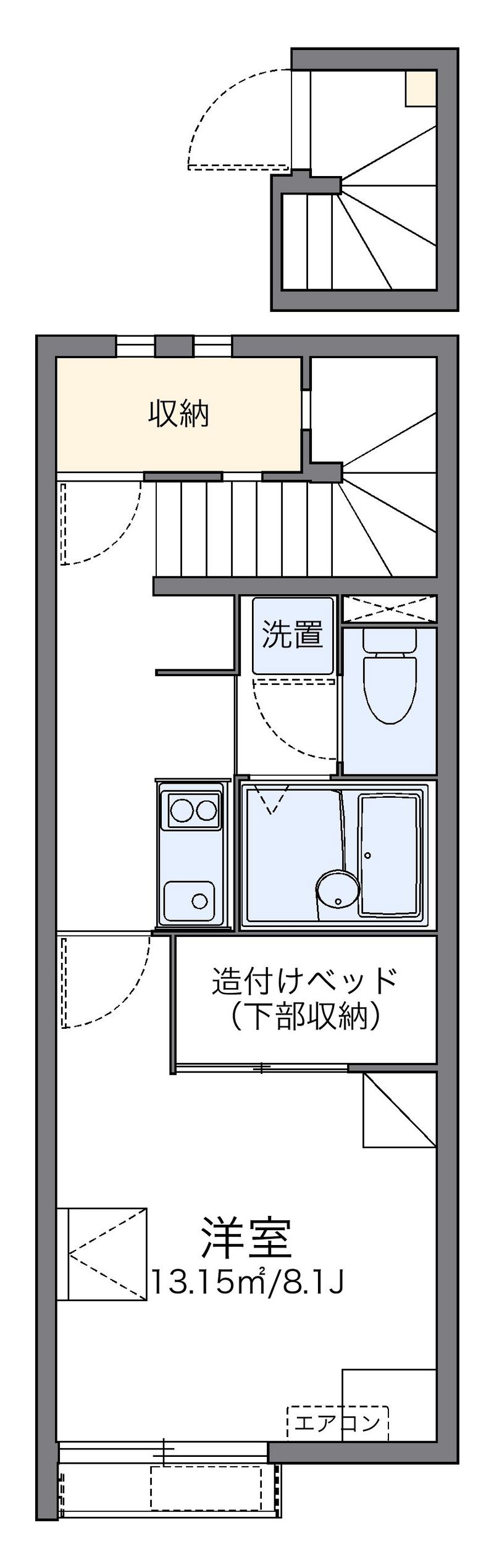 レオネクストフジヤマＡ 間取図