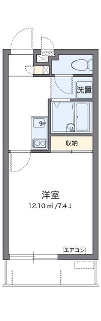 クレイノダイショウハウスⅡ 間取り図