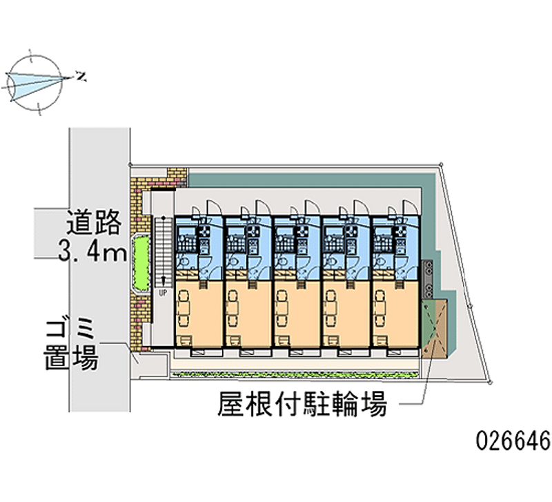 レオパレスＪｕｎｏ湘南 区画図