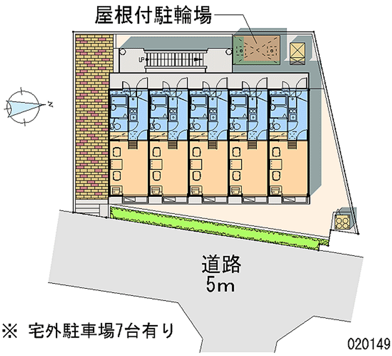 レオパレスメイプル 月極駐車場