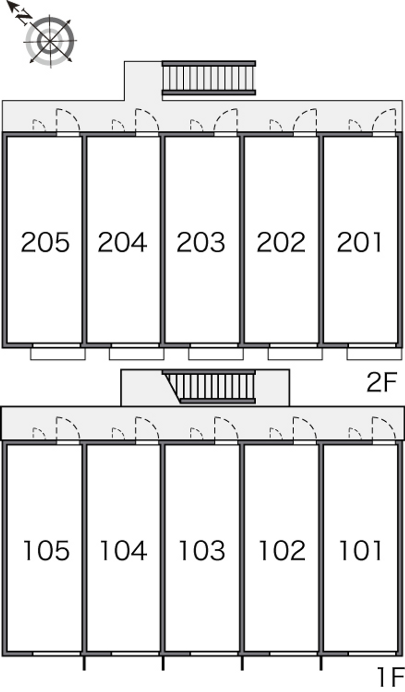 leopalace YOKOMIZO II Floor plan layout diagram