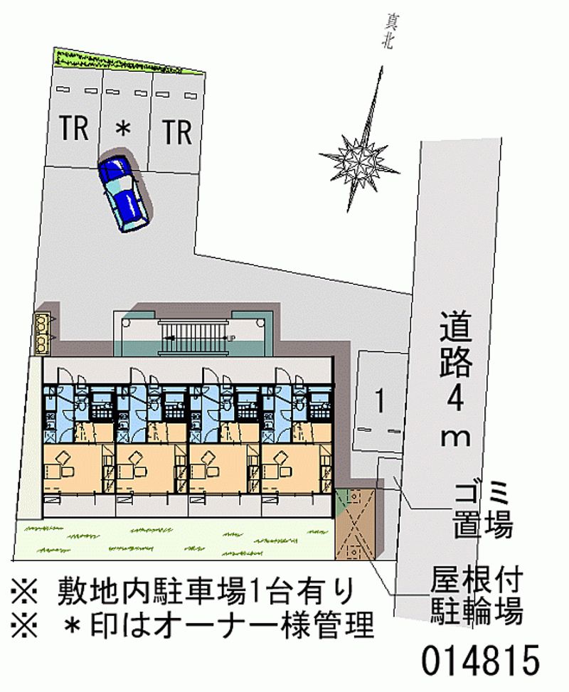 レオパレス横浜西寺尾 区画図
