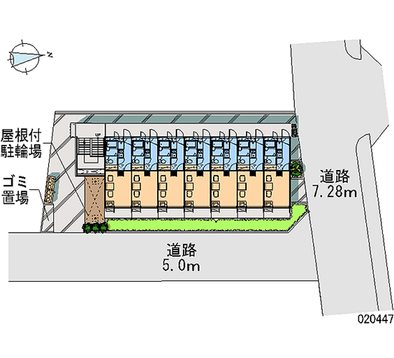 レオパレス銀河 区画図
