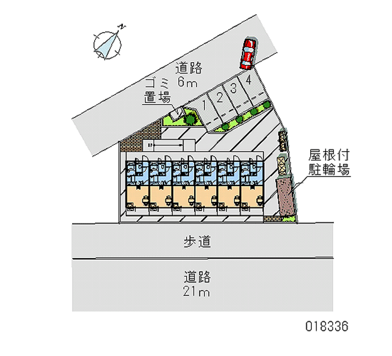 18336 bãi đậu xe hàng tháng