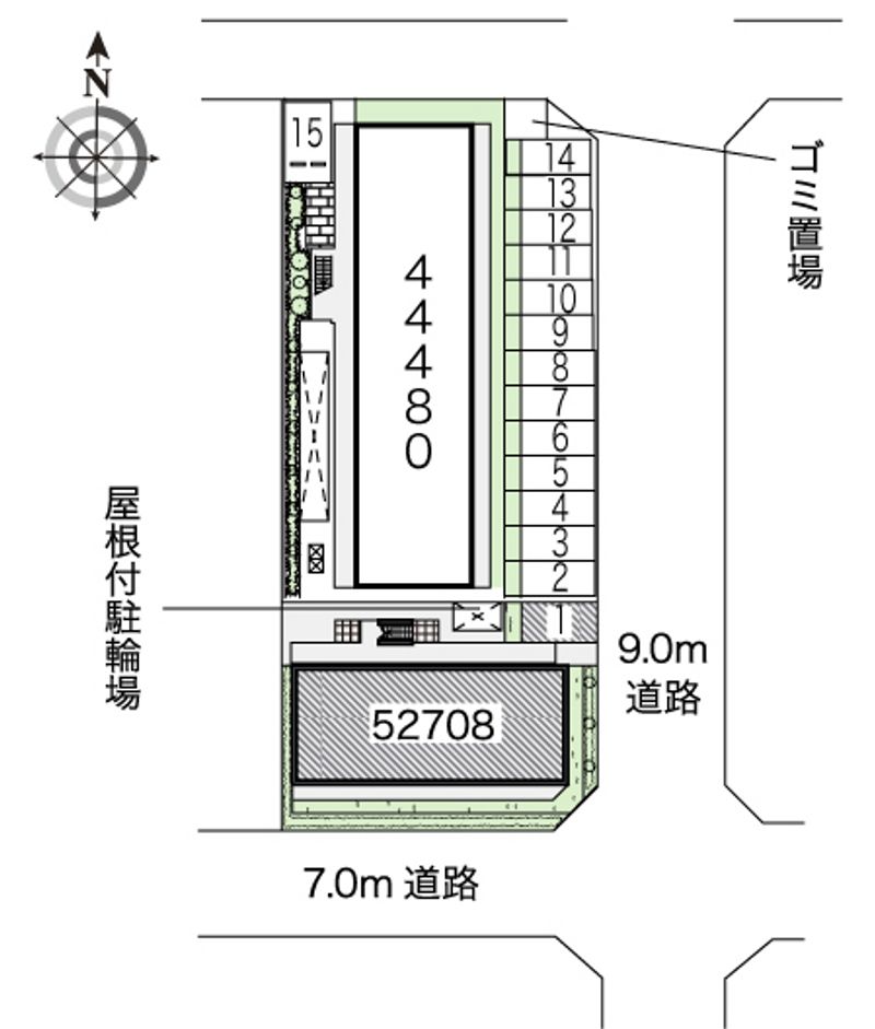 レオネクスト東郷通Ⅱ 配置図