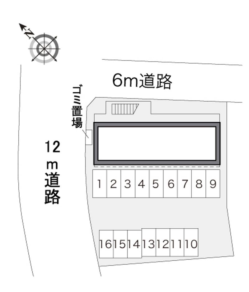 レオパレスリベール 配置図
