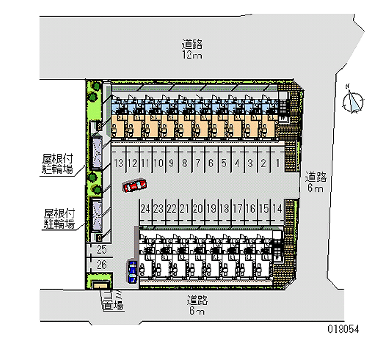 18054 Monthly parking lot