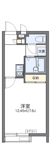 レオパレスコタン　Ｕ 間取り図