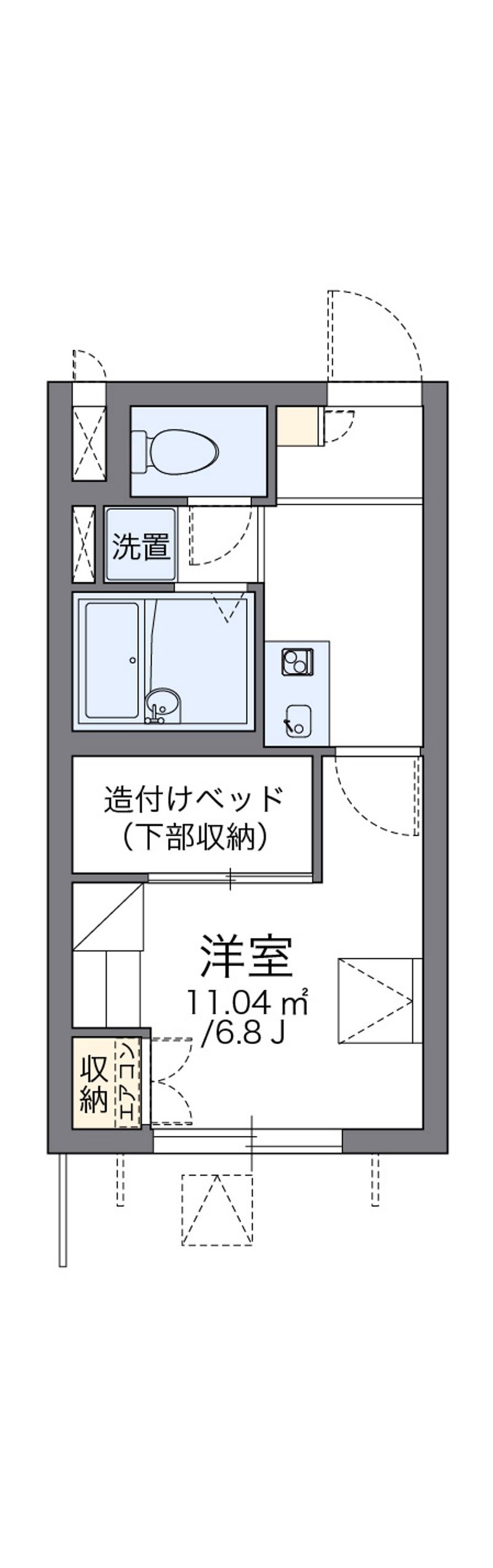 leopalace Kouenji Minami 户型图