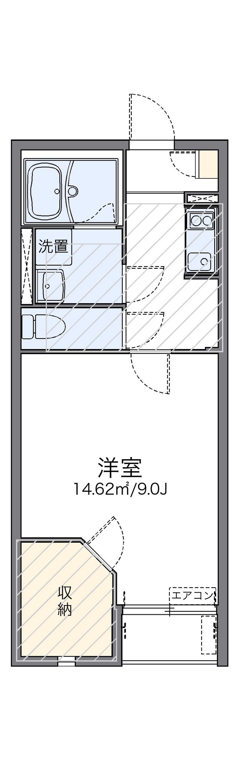 レオネクストオアーゾ 間取図