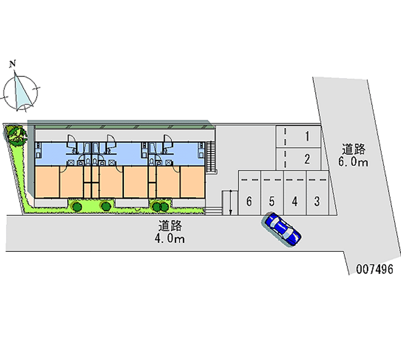 07496 Monthly parking lot