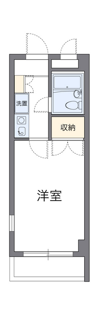 レオパレスＲＸコスモＭ 間取り図