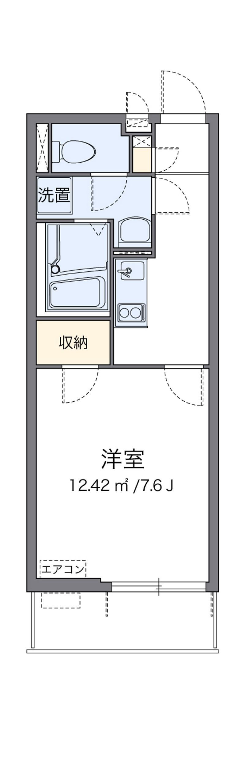 クレイノウィステリア 間取図