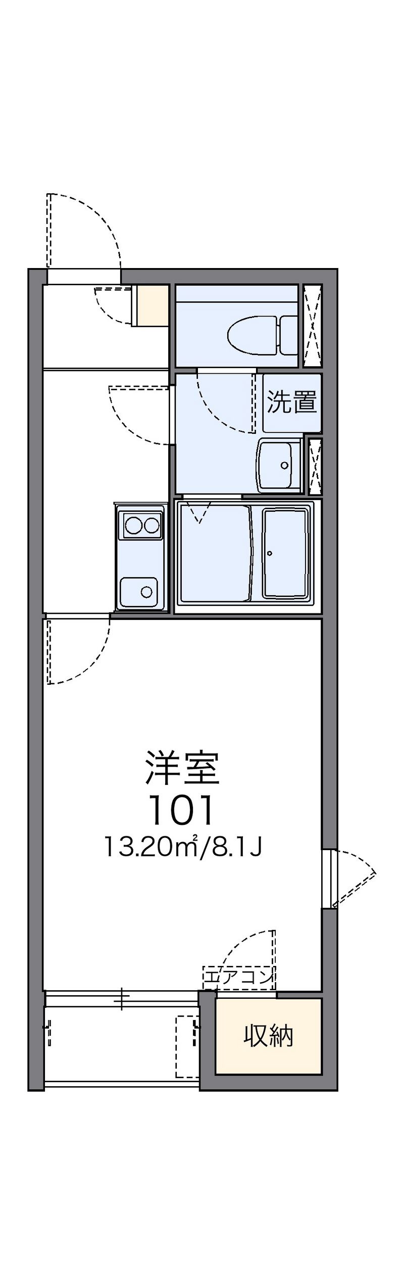 レオネクスト幸町 間取図