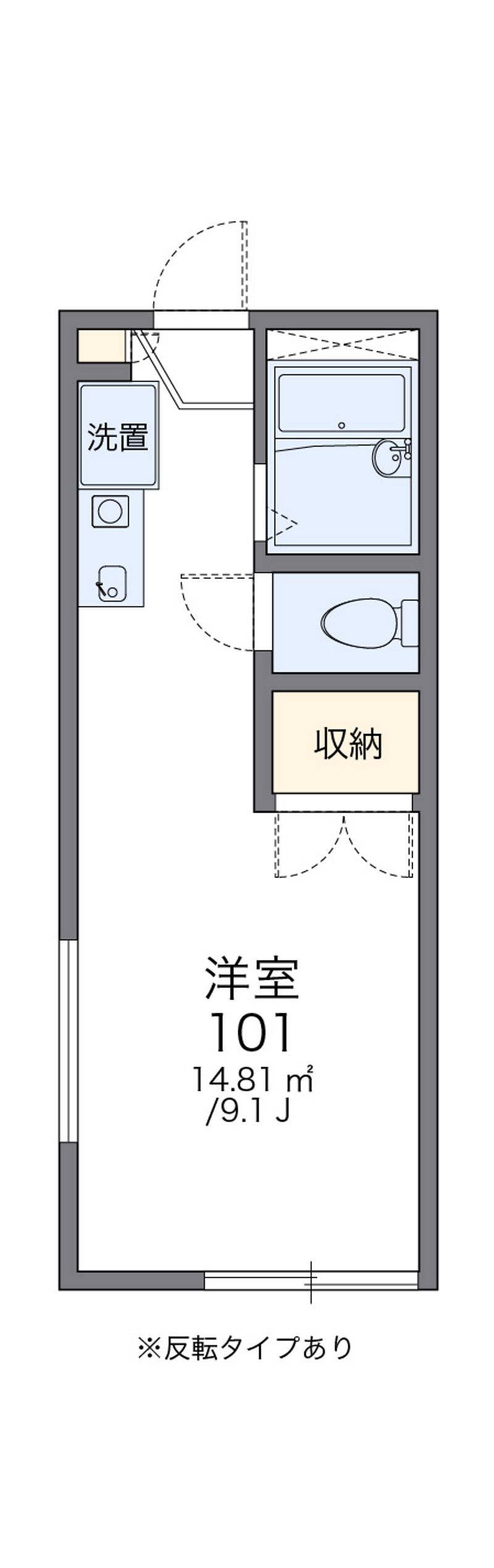 レオパレス泉佐野 間取図