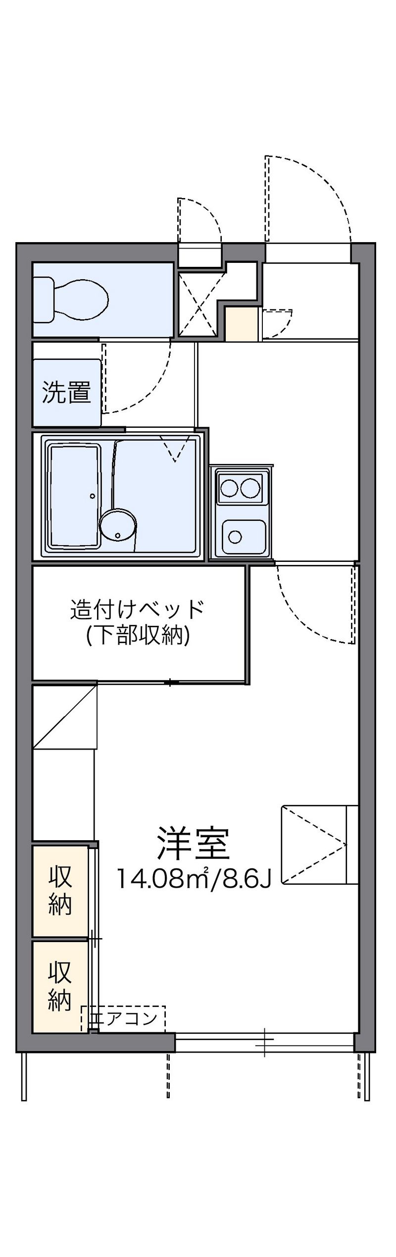 レオパレスＳＥＥＤ 間取図