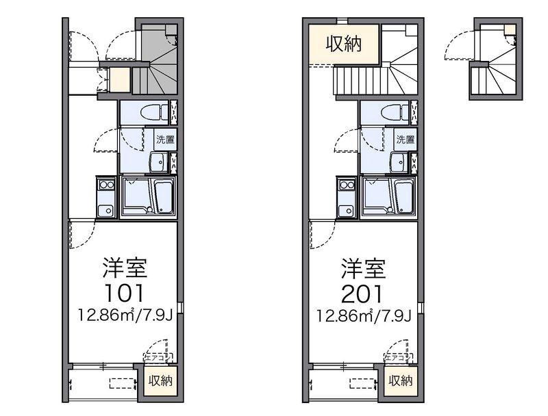 レオネクストワンサイド 間取図