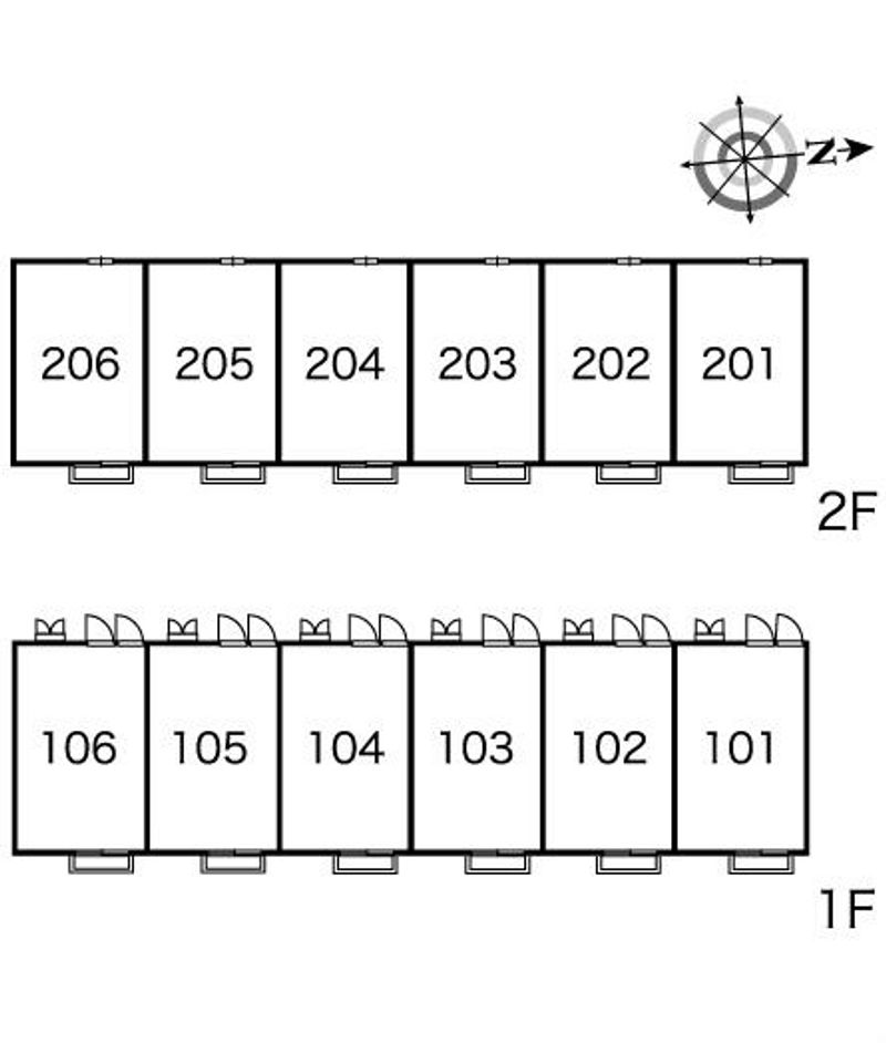 レオパレスｙｏｕ 間取り配置図