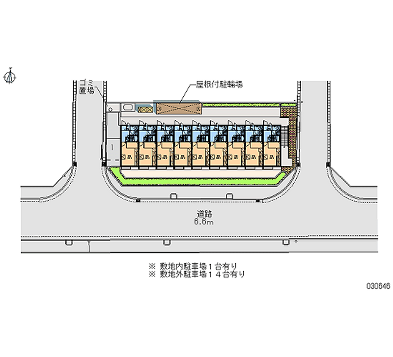 レオパレスゆがふ 月極駐車場