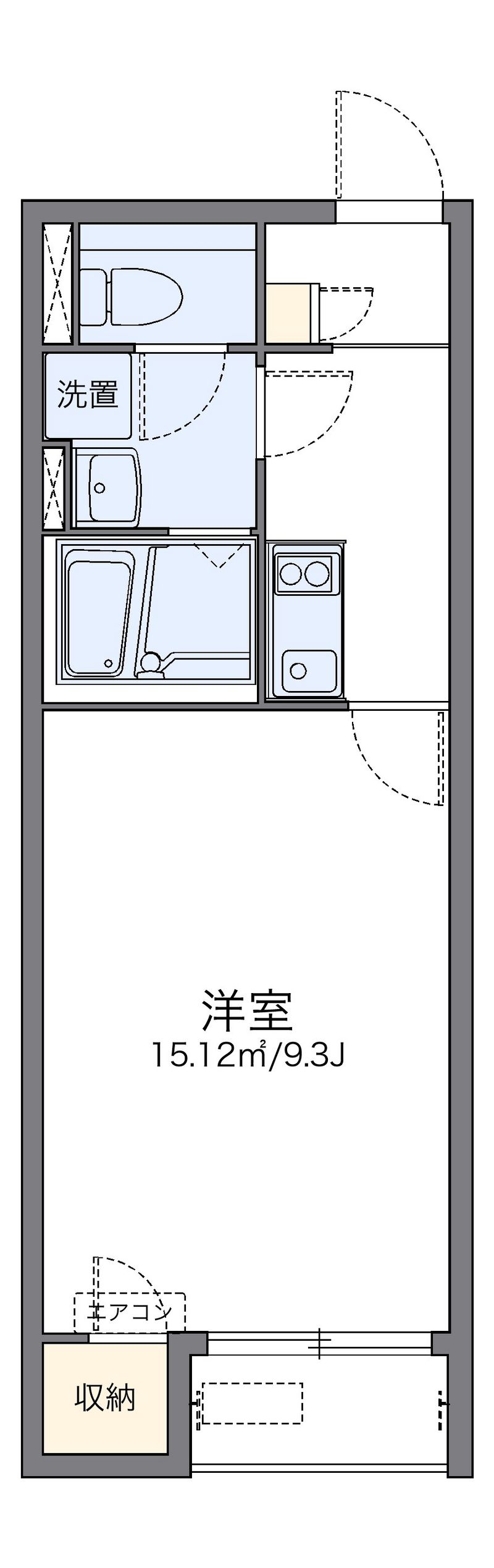 レオネクストＴＯＢＡⅢ 間取図