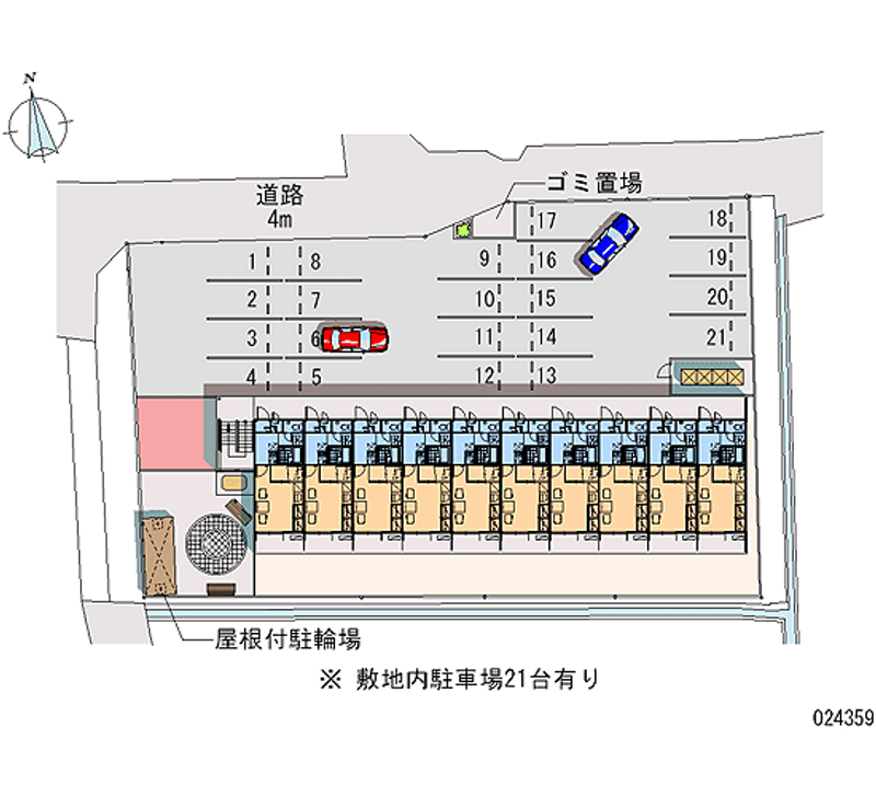 24359 Monthly parking lot