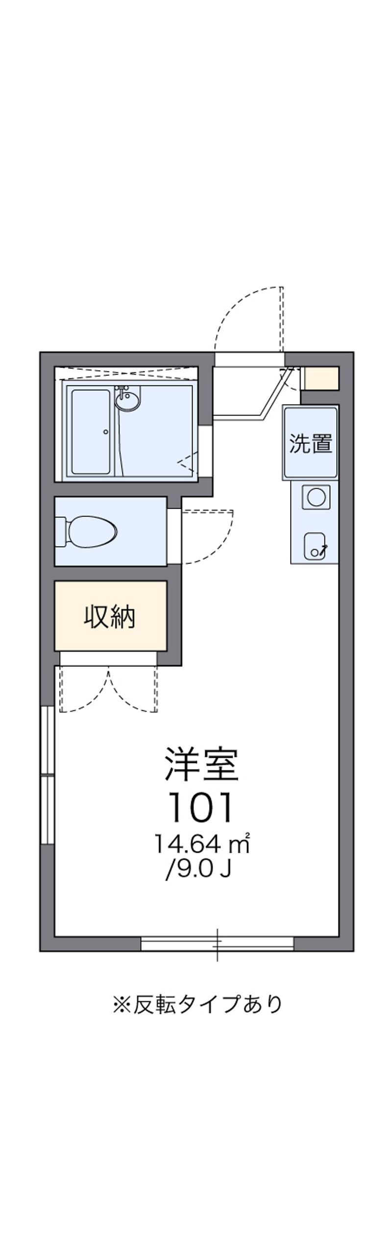 レオパレス松浦 間取図