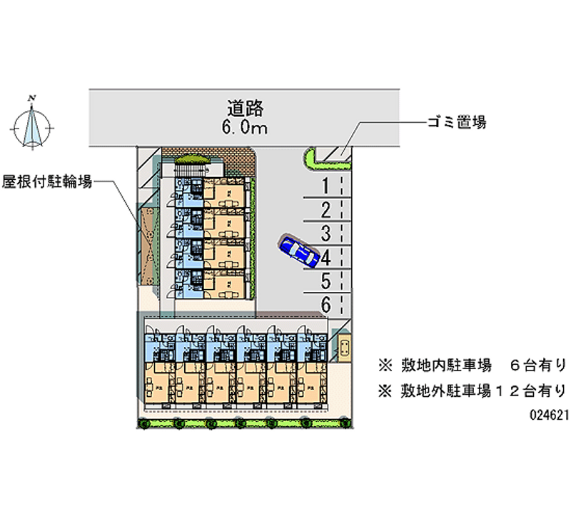 24621 bãi đậu xe hàng tháng