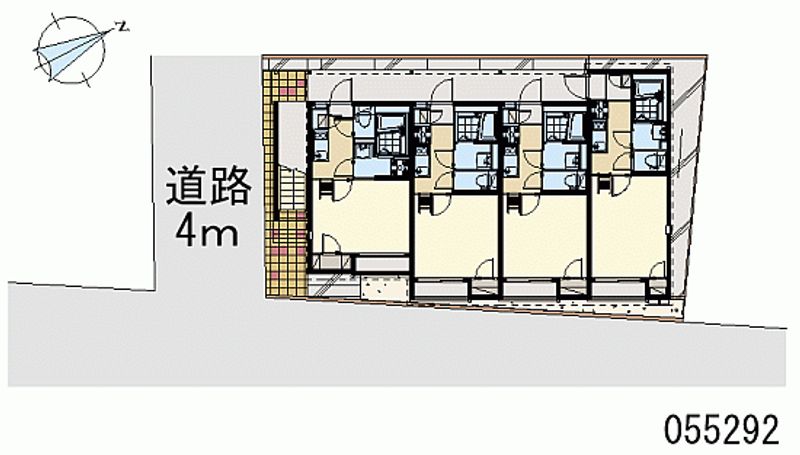 レオネクストヴィラ間坂 区画図