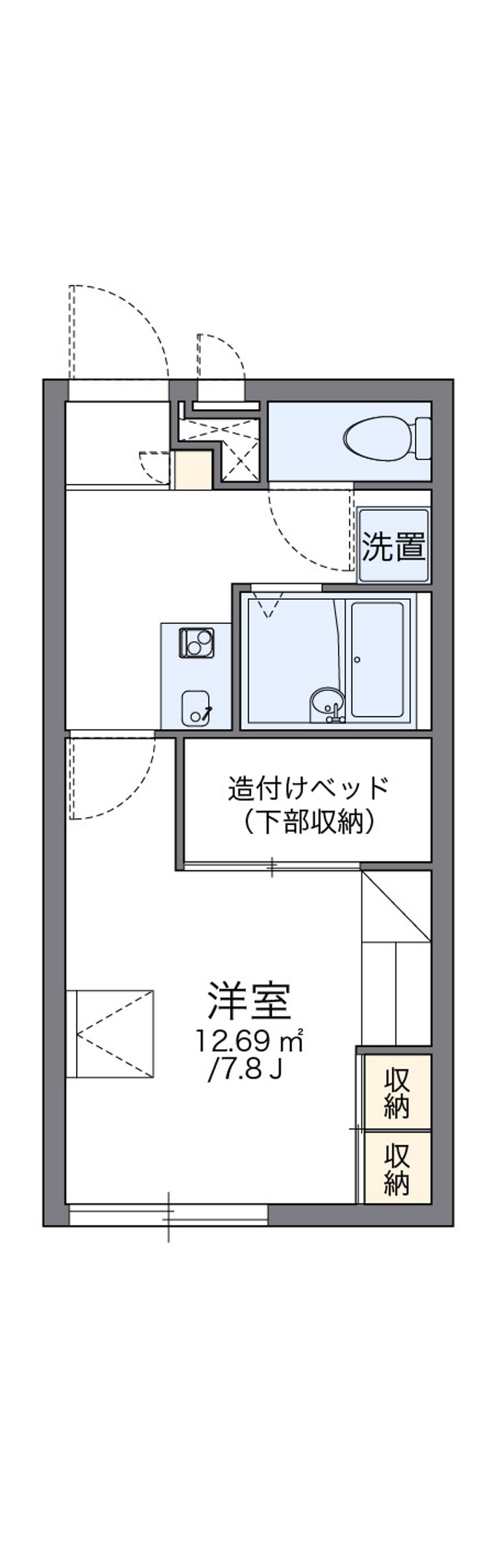 レオパレスジューンウィル 間取図