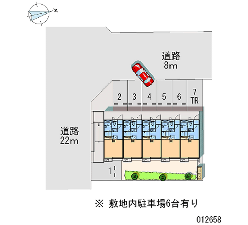 レオパレスフラーリッシュ 月極駐車場