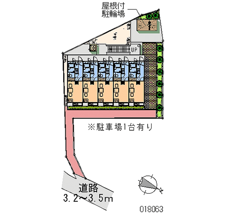 レオパレスシュトラント　イソゴ 区画図