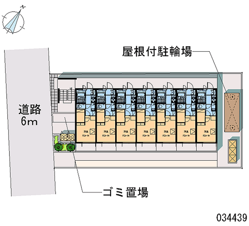 レオパレスピエール　コリーネ 区画図