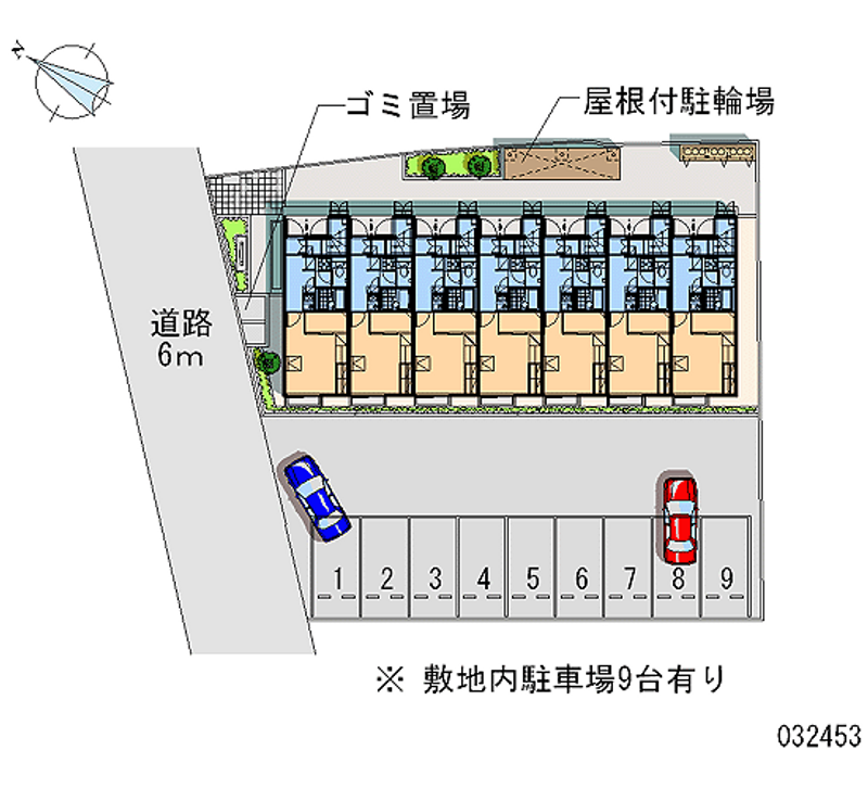 レオパレスマサキ 区画図