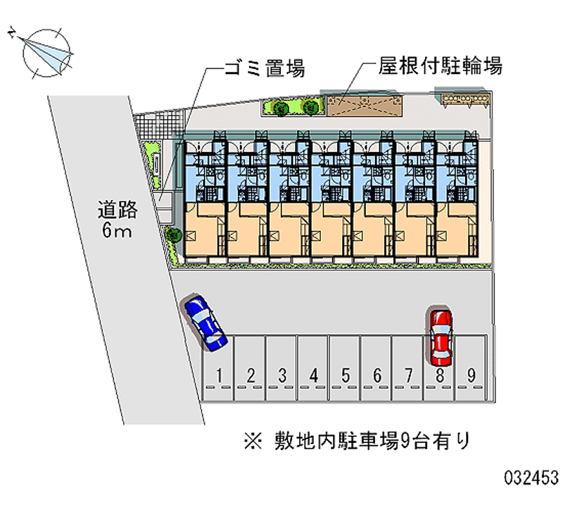 レオパレスマサキ 月極駐車場