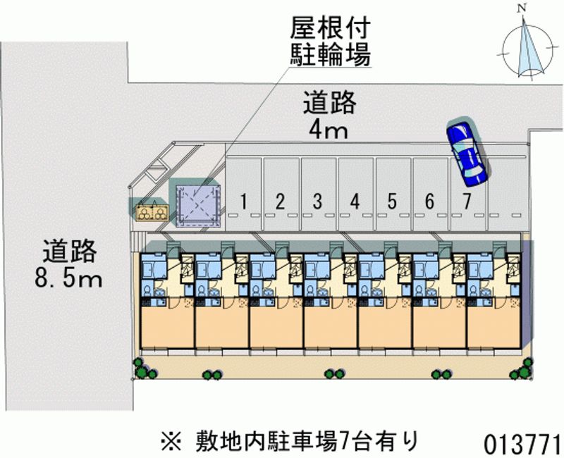 レオパレスレグルス 月極駐車場