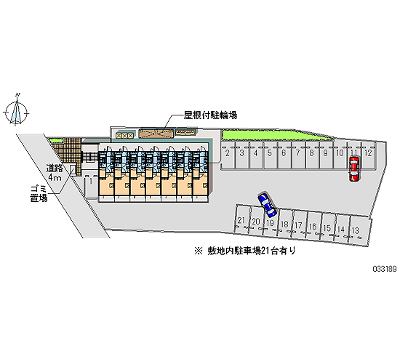 レオパレスセドナＡ 月極駐車場