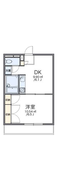 レオパレスＣＲＥＣＥＲ 間取り図