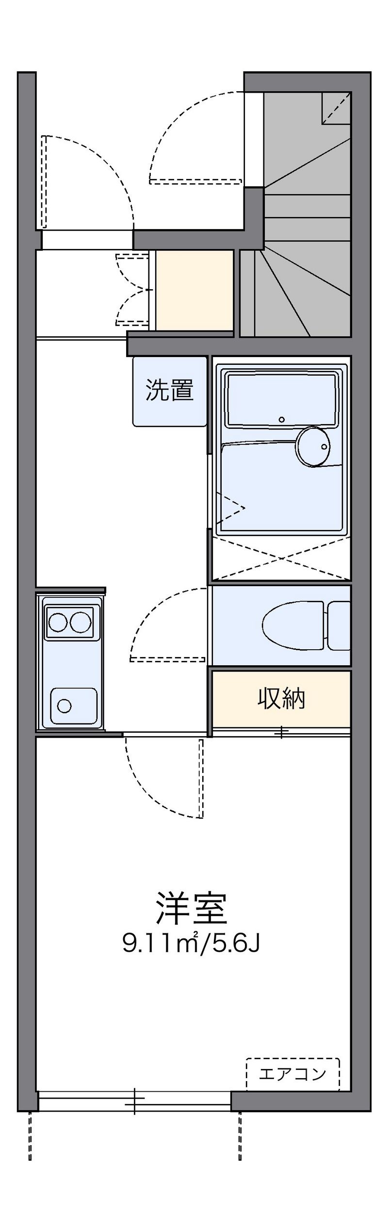 レオネクストミル　フルール 間取図