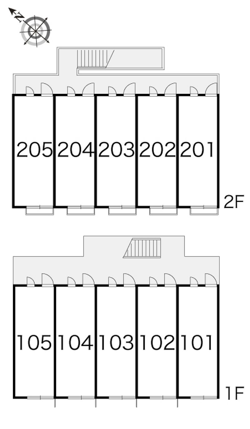 レオパレスＡＴＯＭ 間取配置図